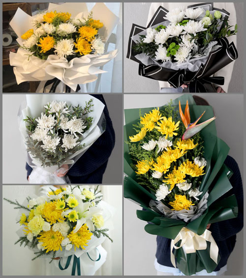 广东江门市台山市海宴镇石美村白事花束代送
